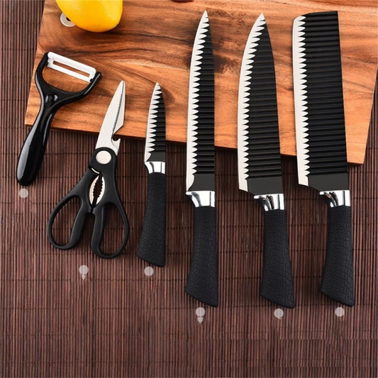 Juego de Cuchillos Antiadherentes – Precisión y Estilo en Tu Cocina